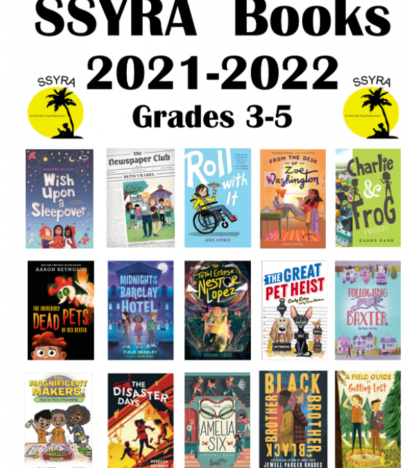 SSRYA Challenge Books Grades 3-5 2021-2022