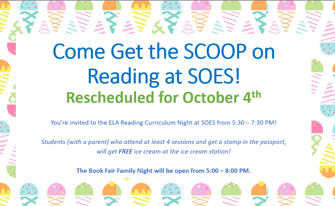 Get The Scoop On Reading Curriculum Night