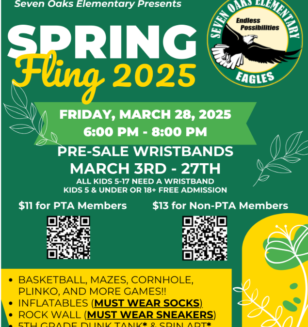 Spring Fling Friday, March 28th